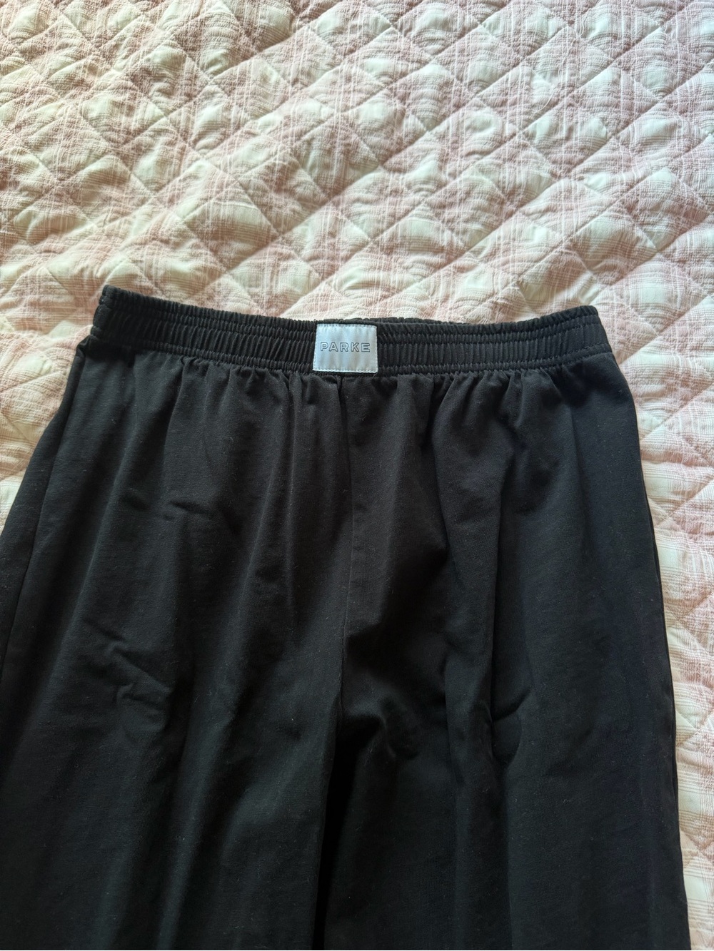Parke black Cotton Boxer pants size S NWT